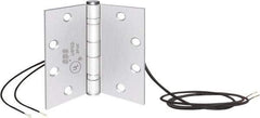 SDC - 4-1/2" Long x 4-1/2" Wide Steel Full Mortise Hinge - 2 Knuckles - Exact Tool & Supply