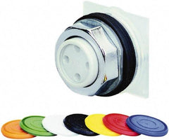 Schneider Electric - 30mm Mount Hole, Extended Straight, Pushbutton Switch - Round, Momentary (MO) - Exact Tool & Supply
