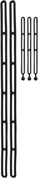 NoMarr - 4' Long x 48" Diam, Black Tie Down Strap Kit - Exact Tool & Supply