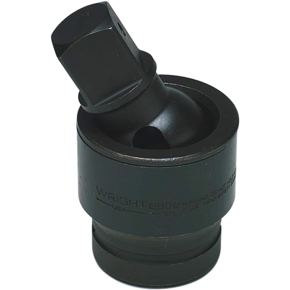 Wright Tool & Forge - Socket Adapters & Universal Joints; Type: Impact Universal Joint ; Male Size: 1 ; Female Size: 1 ; Overall Length (Inch): 4-1/2 ; Warranty: Mfr's Limited Lifetime Warranty - Exact Tool & Supply