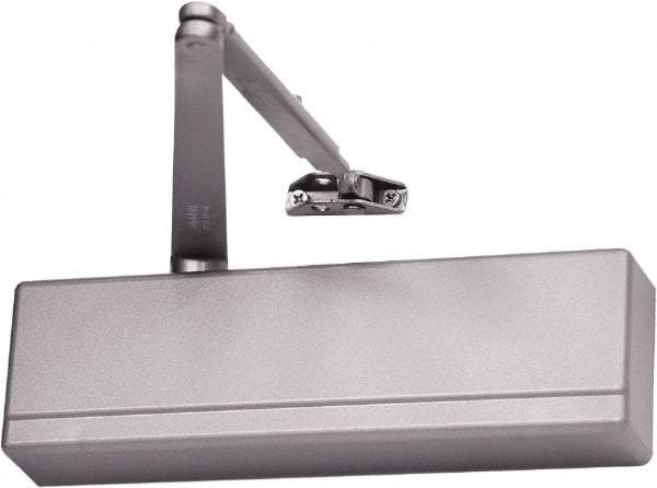 Sargent - Heavy-Duty Door Closer Manual Damper - Aluminum (Satin) Finish - Exact Tool & Supply