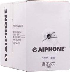 Aiphone - 20 AWG, 2 Wire, 1,000' OAL Unshielded Automation & Communication Cable - Polyethylene Insulation, 0.032" OD - Exact Tool & Supply