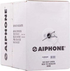 Aiphone - 22 AWG, 20 Strand, 500' OAL Shielded Automation & Communication Cable - PVC Insulation, 0.0253" OD - Exact Tool & Supply