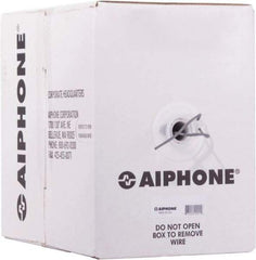 Aiphone - 22 AWG, 12 Wire, 500' OAL Shielded Automation & Communication Cable - PVC Insulation, 0.0253" OD - Exact Tool & Supply