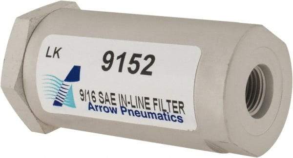 Made in USA - Filter Elements & Assemblies Filter Type: Inline Media Type: Sintered Bronze - Exact Tool & Supply