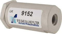 Made in USA - Filter Elements & Assemblies Filter Type: Inline Media Type: Sintered Bronze - Exact Tool & Supply