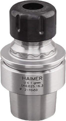 HAIMER - 1/8" to 3/8" Capacity, 80mm Projection, HSK40E Hollow Taper, ER16 Collet Chuck - 0.0001" TIR, Through-Spindle & DIN Flange Coolant - Exact Tool & Supply