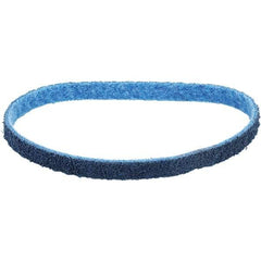 Dynabrade - 1/4" Wide x 12" OAL, Aluminum Oxide Abrasive Belt - Aluminum Oxide, Very Fine, Nonwoven, Cloth Backing, Wet/Dry - Exact Tool & Supply