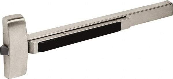 Sargent - 2' 9" to 3' Door Width Rim Exit Device - Satin Stainless Steel Finish - Exact Tool & Supply