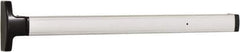 Falcon - 2' 6" to 3' 4-1/2" Door Width Concealed Vertical Rod Push Bar - Anodized Aluminum Finish - Exact Tool & Supply