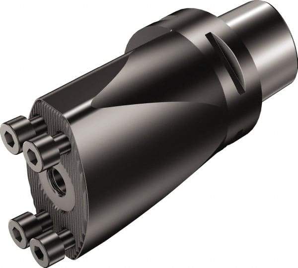 Sandvik Coromant - C6;70 System Size, Modular Tool Holding System Adapter - 102mm Projection, 138.7mm OAL, Through Coolant - Exact Tool & Supply