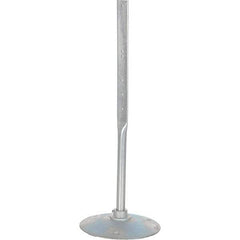 Vestil - 17-3/8" Wide x 48" High Sign Compatiblity, Steel Sign Stand - Silver - Exact Tool & Supply