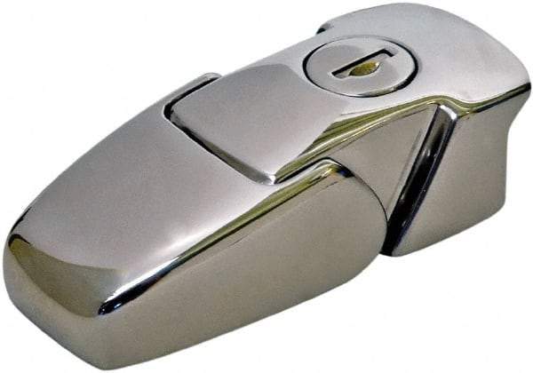 Value Collection - 3.09" Long x 1.35" Wide x 0.89" High, Over Center Draw Latch - 316 Stainless Steel, with Electropolished Finish - Exact Tool & Supply