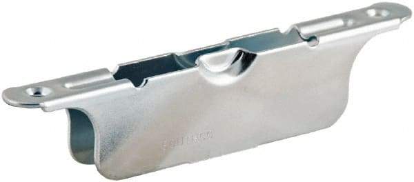Made in USA - 1-1/4" Long x 0.63" Wide x 5.89" High, Draw Latch - Zinc Plated Steel, with Plain Steel Finish - Exact Tool & Supply