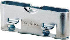 Made in USA - 1-1/4" Long x 1.63" Wide x 3.38" High, Draw Latch - Zinc Plated Steel, with Plain Steel Finish - Exact Tool & Supply