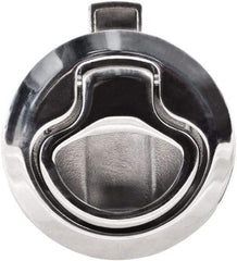 Value Collection - 1.96" Long x 0.88" Wide x 2.82" High, Flush Pull Latch - 316 Stainless Steel, with Electropolished Finish - Exact Tool & Supply