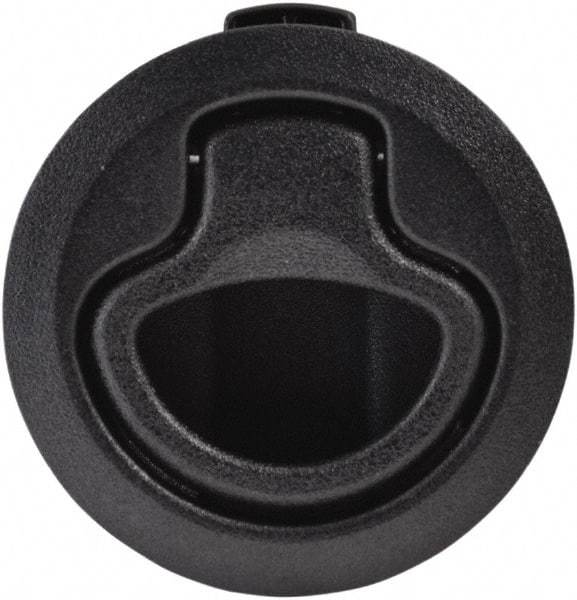 Value Collection - 1.96" Long x 0.88" Wide x 2.82" High, Flush Pull Latch - Polycarbonate, with Black Finish - Exact Tool & Supply