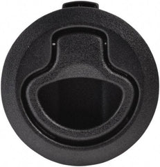 Value Collection - 1.96" Long x 0.88" Wide x 2.82" High, Flush Pull Latch - Polycarbonate, with Black Finish - Exact Tool & Supply
