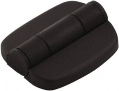 Made in USA - 1.91" Long x 1.73" Wide, Detent Hinge - Nylon, Black Finish - Exact Tool & Supply