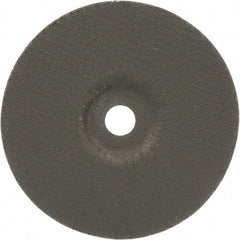 3M - 4-1/2" Wheel Diam, 7/8" Arbor Hole, Type 27 Depressed Center Wheel - Ceramic - Exact Tool & Supply