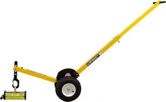 Mag-Mate - 400 Lb Load Capacity, Lift Magnet Dolly - 12" High x 41" Long x 13" Wide, 2 Poles - Exact Tool & Supply