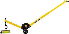Mag-Mate - 400 Lb Load Capacity, Lift Magnet Dolly - 10" High x 41" Long x 13" Wide, 2 Poles - Exact Tool & Supply