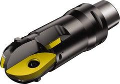 Sandvik Coromant - 2" Cut Diam, 1.791" Max Depth of Cut, 50mm Shank Diam, 6.1024" OAL, Indexable Ball Nose End Mill - 4.9213" Head Length, C5 Modular Connection, RA216.. Cx Toolholder, APMT 160408-M, RA216-51 07 Insert - Exact Tool & Supply