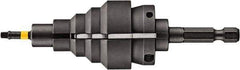 DeWALT - 1/2 to 1 Pipe Capacity, Conduit Reamer - 2-3/4 Inch Overall Length, Cuts Thin Wall and Heavy Wall Conduit - Exact Tool & Supply