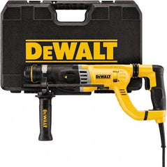 DeWALT - 120 Volt 1-1/8" SDS Chuck Electric Rotary Hammer - 0 to 5,350 BPM, 0 to 1,450 RPM, Reversible, D-Handle - Exact Tool & Supply