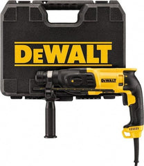 DeWALT - 120 Volt 1" SDS Chuck Electric Rotary Hammer - 0 to 5,500 BPM, 0 to 1,500 RPM, Reversible - Exact Tool & Supply