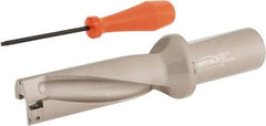 Hertel - 4-5/16" Max Drill Depth, 3xD, 1-7/16" Diam, Indexable Insert Drill - 2 Inserts, 1-1/2" Shank Diam, Straight Shank - Exact Tool & Supply