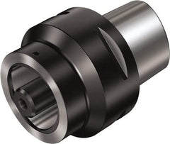 Sandvik Coromant - C10;C8 System Size, Modular Tool Holding System Adapter - 65mm Projection, 80mm Body Diam, 125mm OAL, Through Coolant - Exact Tool & Supply