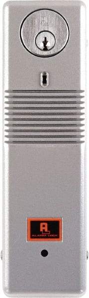 Alarm Lock - All Purpose Lever Lockset - 2-3/8" Back Set, Steel, Silver Finish - Exact Tool & Supply