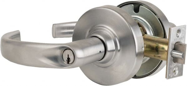 Schlage - Storeroom Lever Lockset for 1-5/8 to 2" Thick Doors - Exact Tool & Supply