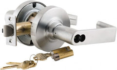 Schlage - Storeroom Lever Lockset for 1-5/8 to 2" Thick Doors - Exact Tool & Supply
