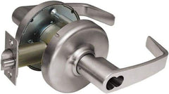 Corbin Russwin - Entrance Lever Lockset - 2-3/4" Back Set, Steel, Brushed Chrome Finish - Exact Tool & Supply