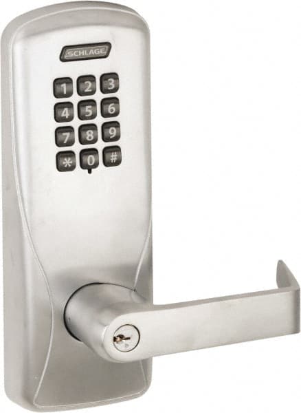 Schlage - Combination Entry Lever Lockset for 1-3/4" Thick Doors - Exact Tool & Supply