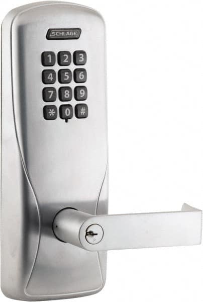 Schlage - Classroom Lever Lockset for 1-3/4" Thick Doors - Exact Tool & Supply