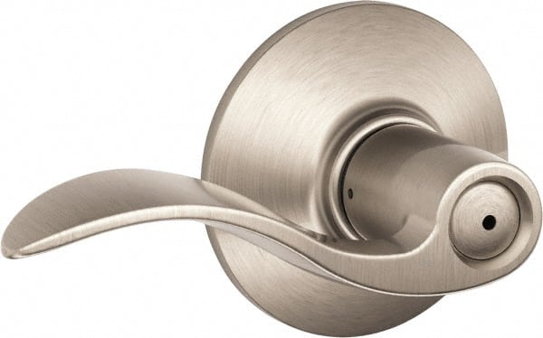 Schlage - Privacy Lever Lockset for 1-3/8 to 1-3/4" Thick Doors - Exact Tool & Supply