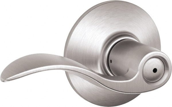 Schlage - Privacy Lever Lockset for 1-3/8 to 1-3/4" Thick Doors - Exact Tool & Supply