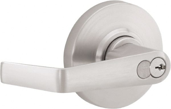 Schlage - Entry Lever Lockset for 1-3/8 to 1-7/8" Thick Doors - Exact Tool & Supply