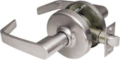 Corbin Russwin - Passage Lever Lockset - 2-3/4" Back Set, Steel, Brushed Chrome Finish - Exact Tool & Supply