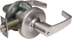 Corbin Russwin - Passage Lever Lockset - 2-3/4" Back Set, Steel, Brushed Chrome Finish - Exact Tool & Supply