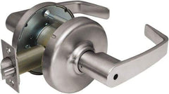 Corbin Russwin - Passage Lever Lockset - 2-3/4" Back Set, Steel, Brushed Chrome Finish - Exact Tool & Supply