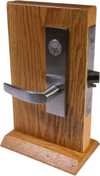 Sargent - Classroom Lever Lockset - 2-3/4" Back Set, Steel, Brushed Chrome Finish - Exact Tool & Supply