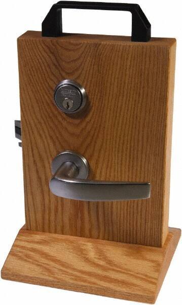 Sargent - Storeroom Lever Lockset - 2-3/4" Back Set, Steel, Brushed Chrome Finish - Exact Tool & Supply
