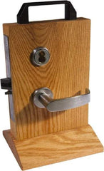 Sargent - Storeroom Lever Lockset - 2-3/4" Back Set, Steel, Brushed Chrome Finish - Exact Tool & Supply