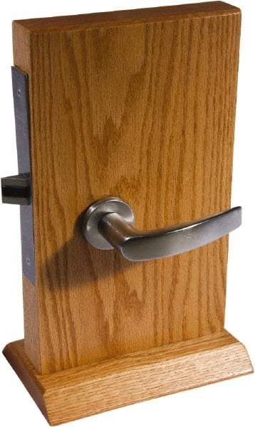 Sargent - Storeroom Lever Lockset - 2-3/4" Back Set, Steel, Brushed Chrome Finish - Exact Tool & Supply