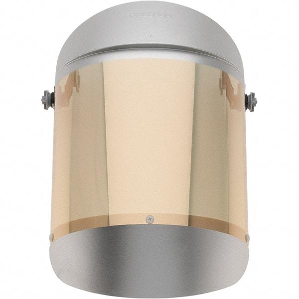 Oberon - Face Shield & Headgear Set - CLR GOLD HEAT REFLCTVE FACESHIELD W/ADAPTERS - Exact Tool & Supply