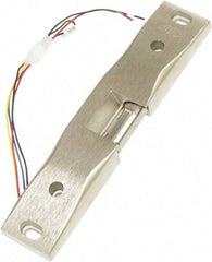 Rutherford - 9" Long x 3/4" Wide, Satin Stainless Steel Finish, Electric Door Strike - Field Selectable 12 or 24 VDC & 12-24 VAC, VAC/VDC Power, Zinc Alloy - Exact Tool & Supply